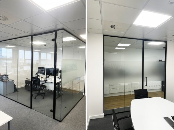 Metcloud (Edgbaston, Birmingham): Acoustic Glass Office Partitions