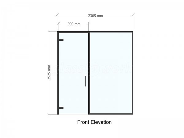 Metcloud (Edgbaston, Birmingham): Acoustic Glass Office Partitions