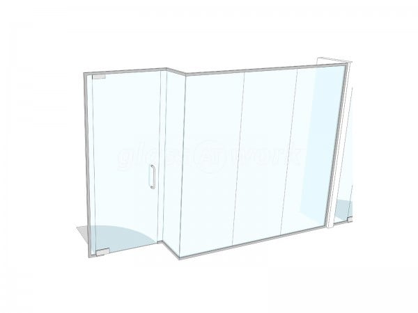 Mills Chody LLP (Harrow, Greater London): Multiple Glass Office Partitions