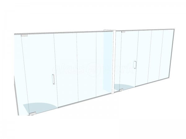 Mills Chody LLP (Harrow, Greater London): Multiple Glass Office Partitions
