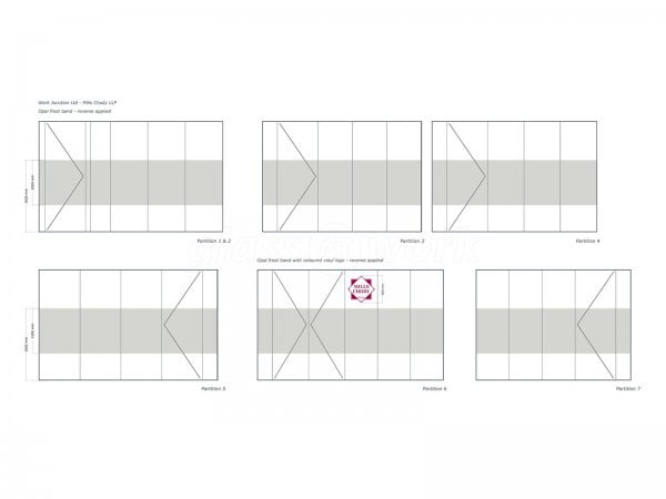 Mills Chody LLP (Harrow, Greater London): Multiple Glass Office Partitions
