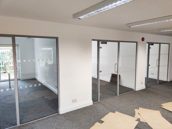 Mintivo (Chippenham, Wiltshire): Glass Office Fronts Using Acoustic Glass