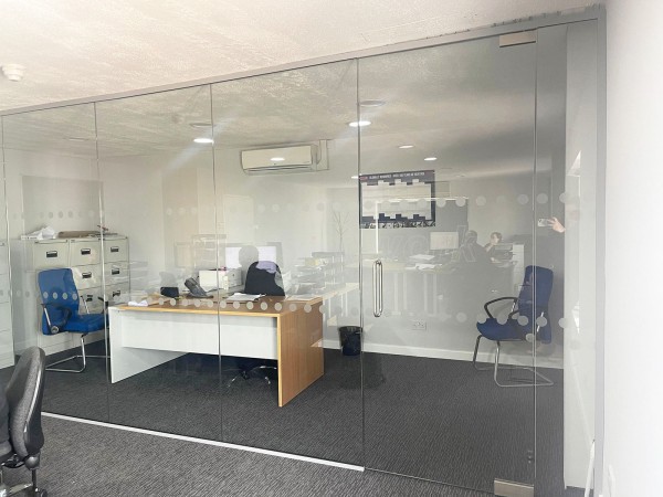 Motor Parts Direct (Hoddesdon, Hertfordshire): Toughened Glass Office Partition - Fully Installed