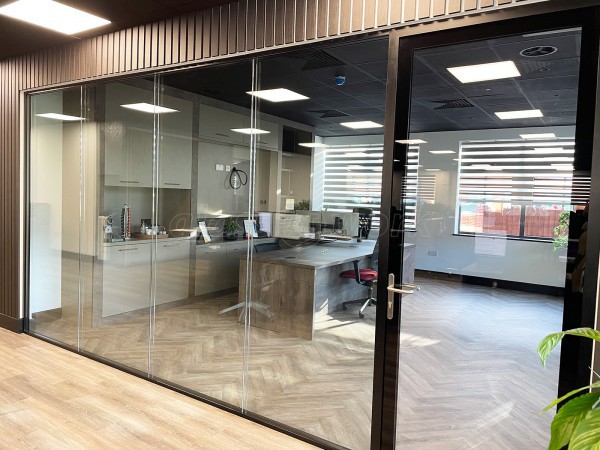 My Build Estimate (Northampton, Northamptonshire): Double Glazed Acoustic Glass Office Partitions