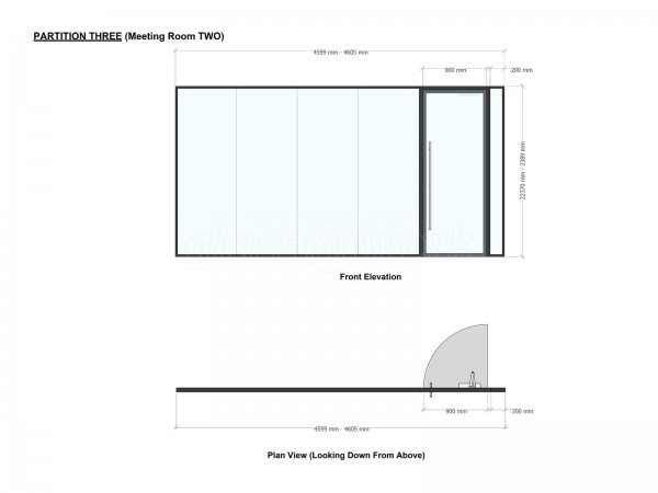 My Build Estimate (Northampton, Northamptonshire): Double Glazed Acoustic Glass Office Partitions