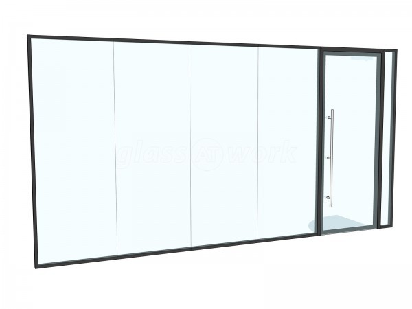 My Build Estimate (Northampton, Northamptonshire): Double Glazed Acoustic Glass Office Partitions