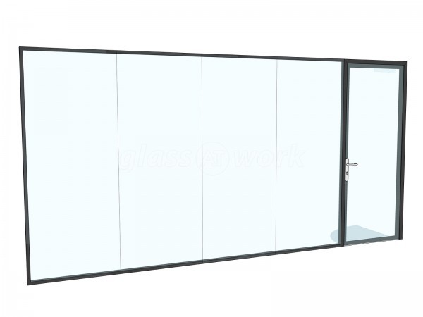 My Build Estimate (Northampton, Northamptonshire): Double Glazed Acoustic Glass Office Partitions