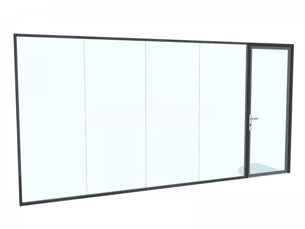 My Build Estimate (Northampton, Northamptonshire): Double Glazed Acoustic Glass Office Partitions