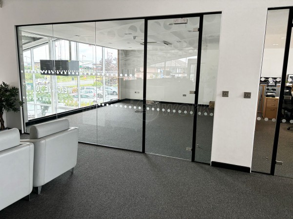NK Motors [Kia Derby] (Derby, Derbyshire): Car Showroom and Glass Office Partitions