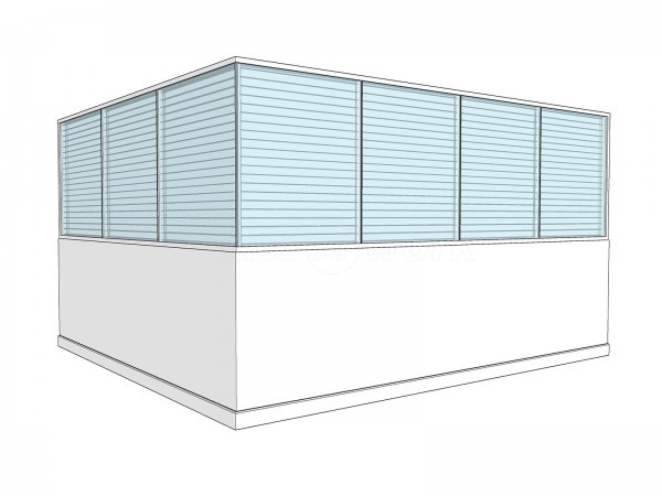 NQIS Ltd (Stoke-on-Trent, Staffordshire): Half Height Double Glazed Screens With Integral Blinds