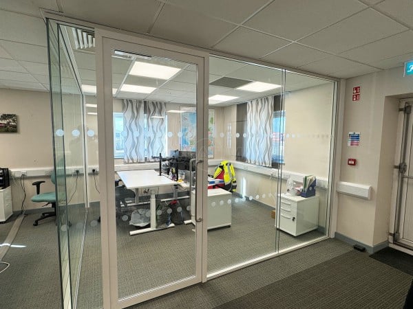 NTEX (Stallingborough, Lincolnshire): Double Glazed Glass Corner Office