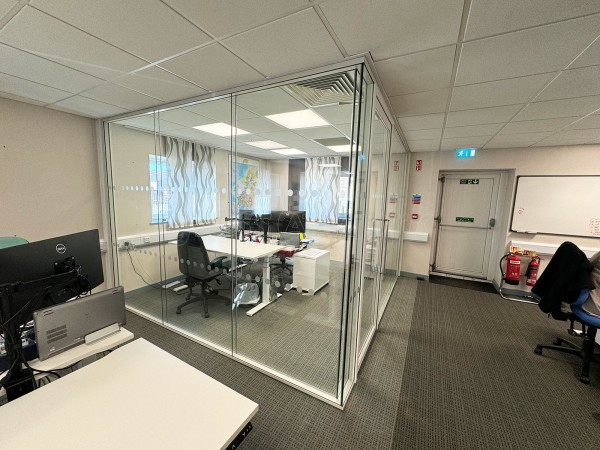 NTEX (Stallingborough, Lincolnshire): Double Glazed Glass Corner Office