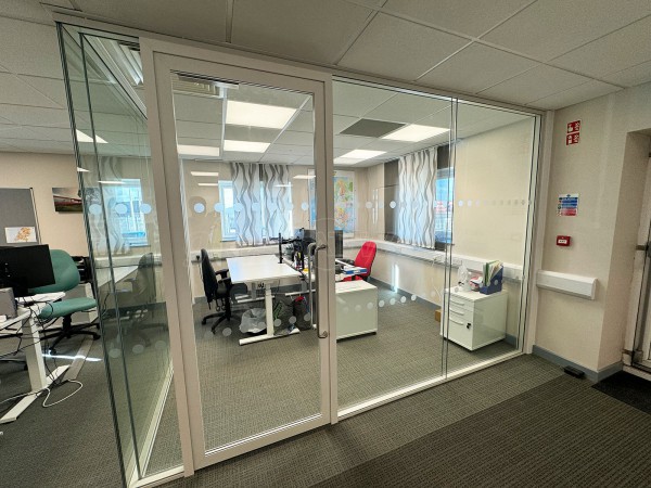 NTEX (Stallingborough, Lincolnshire): Double Glazed Glass Corner Office