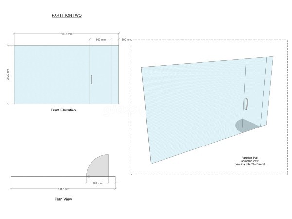 NetBop Technologies Ltd (Swansea, Wales): Frameless Glass Office Screens