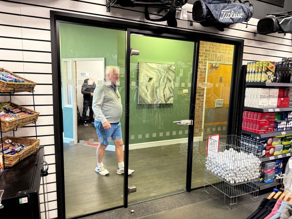 Nicholson Stores (Solihull, West Midlands): Golf Shop Glass Partition