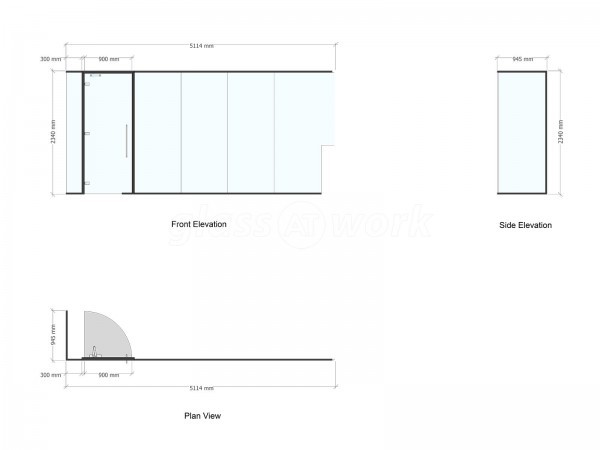 North Piling (Sherburn in Elmet, West Yorkshire): Laminated Glass Office Partition With Soundproofing
