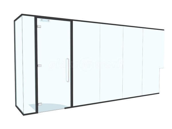 North Piling (Sherburn in Elmet, West Yorkshire): Laminated Glass Office Partition With Soundproofing