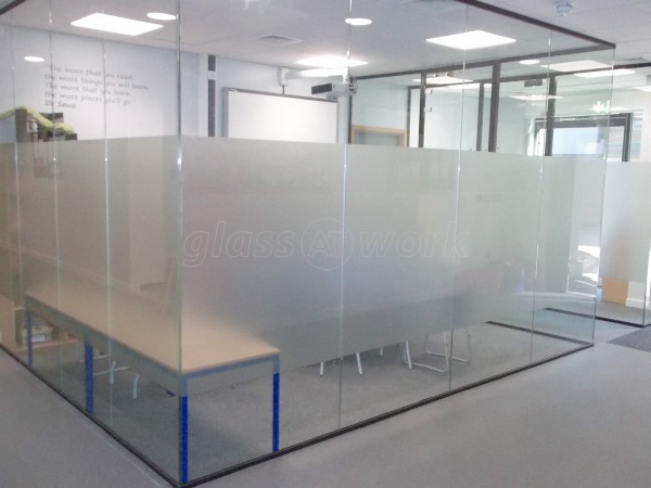 Our Lady of Grace School (Charlton, London): Multiple Acoustic Glass Office Partitions