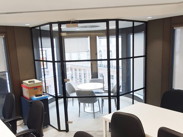 Orion Group (Mayfair, London): T-Bar Glass Corner Room With Panel Glazing Effect