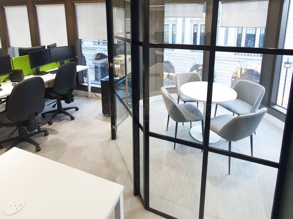 Orion Group (Mayfair, London): T-Bar Glass Corner Room With Panel Glazing Effect