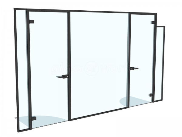 Ostro (Fitrovia, London): Three Sided Glass Meeting Room