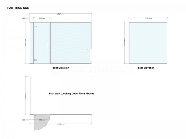 Parnell Financial Management (Borehamwood, Hertfordshire): Acoustic Glass Office Meeting Room