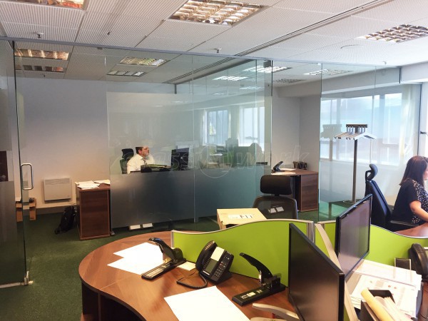 Partner Construction (Spennymoor, County Durham): Toughened Glass Partition Offices With Glazed Separating Wall