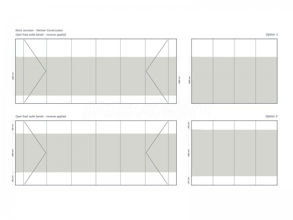 Partner Construction (Spennymoor, County Durham): Toughened Glass Partition Offices With Glazed Separating Wall