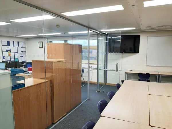 Pathfinder Schools (Rothwell, Northamptonshire): Fully Installed Glass Walled Office Space