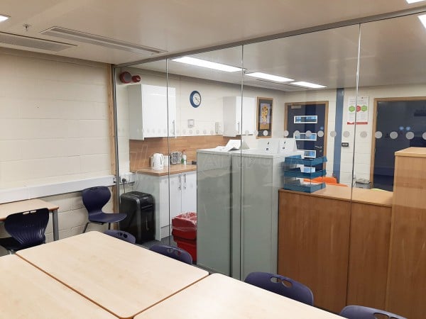 Pathfinder Schools (Rothwell, Northamptonshire): Fully Installed Glass Walled Office Space