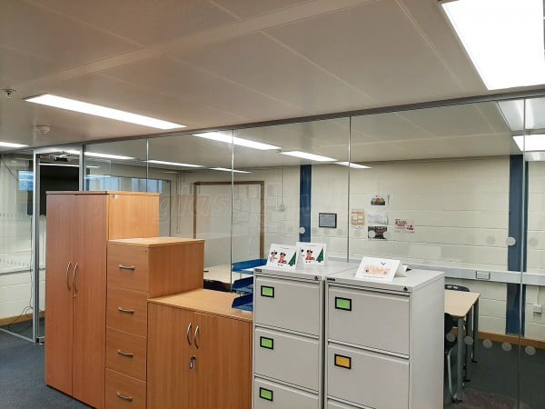 Pathfinder Schools (Rothwell, Northamptonshire): Fully Installed Glass Walled Office Space