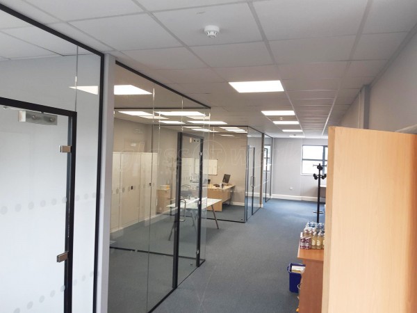 Peak Evolution Ltd (Chesterfield, Derbyshire): Multiple Glass Partitions For Office Refurbishment