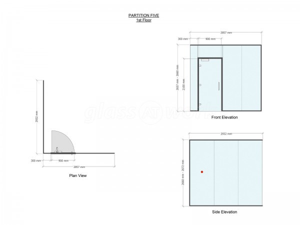 Peak Evolution Ltd (Chesterfield, Derbyshire): Multiple Glass Partitions For Office Refurbishment