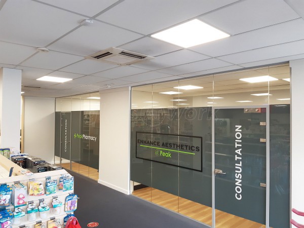 Peak Evolution (Kimberley, Nottingham): Glass Partitions With Soundproofing Acoustic Glass