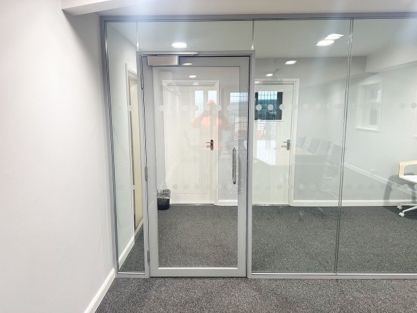 Pinewood Structures (Gamlingay, Bedfordshire): Double Glazed Glass Partition