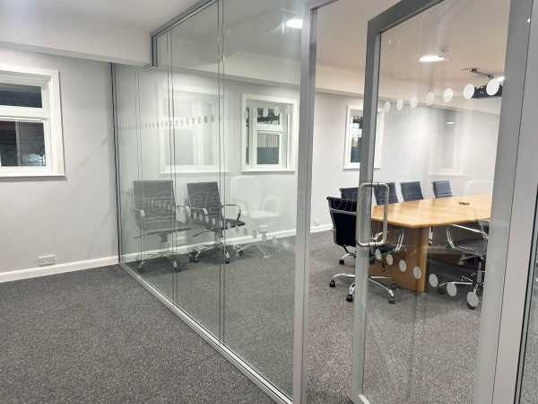Pinewood Structures (Gamlingay, Bedfordshire): Double Glazed Glass Partition