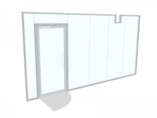 Pinewood Structures (Gamlingay, Bedfordshire): Double Glazed Glass Partition