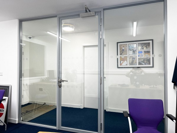 Portal Security Ltd (Cumbernauld, Scotland): Double Glazed Glass Partition With Soundproof Glass