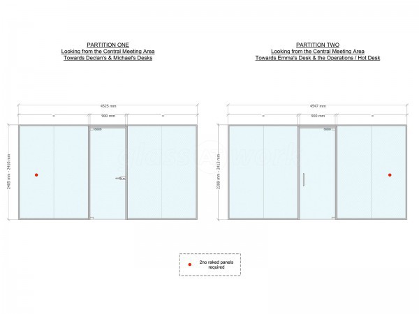 Portal Security (Cumbernauld, Glasgow): Glass Office Room Dividers