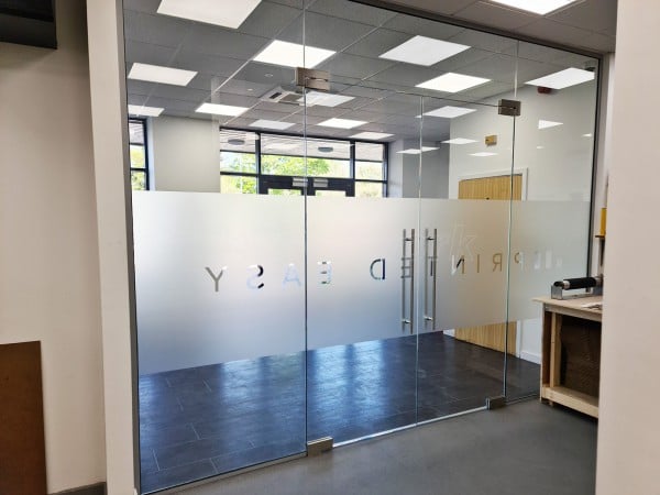 Printed Easy (Letchworth, Hertfordshire): Office Partitions With Glass Double Doors