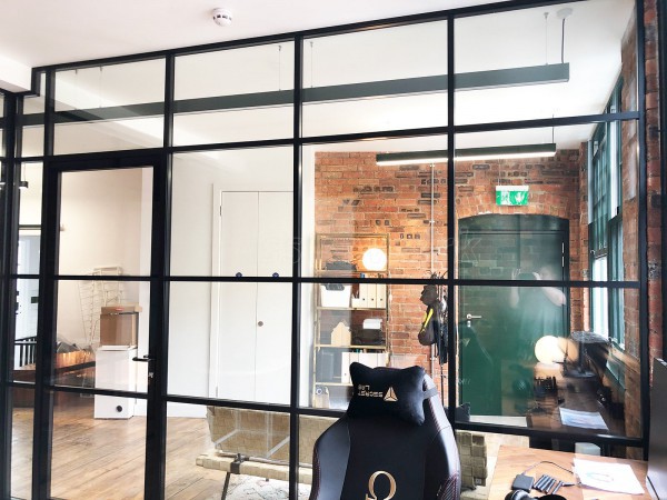 Private Island (Hackney, London): Double Glazed Acoustic Industrial-Style Corner Room With Black Bars