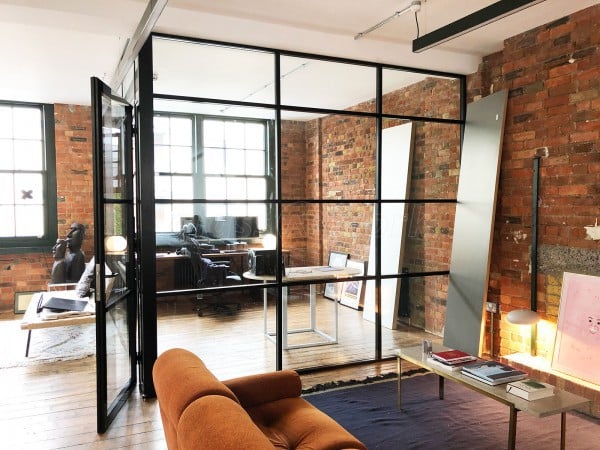Private Island (Hackney, London): Double Glazed Acoustic Industrial-Style Corner Room With Black Bars