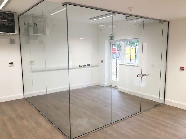 PEP Project Management Ltd (Braintree, Essex): Office Fit-Out With Frameless & Acoustic Framed Partitioning