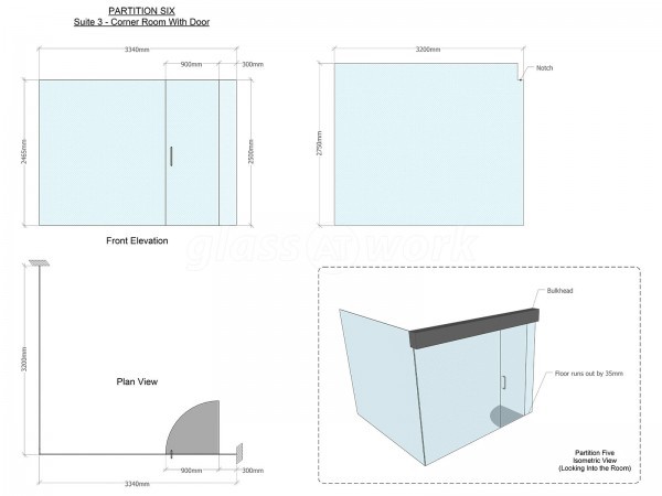 PEP Project Management Ltd (Braintree, Essex): Office Fit-Out With Frameless & Acoustic Framed Partitioning