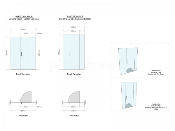 PEP Project Management Ltd (Braintree, Essex): Office Fit-Out With Frameless & Acoustic Framed Partitioning