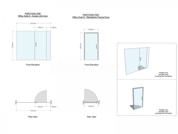 PEP Project Management Ltd (Braintree, Essex): Office Fit-Out With Frameless & Acoustic Framed Partitioning