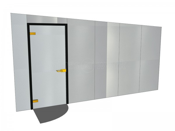 RE-Q 23 Construction Limited (York, North Yorkshire): Bronzed Glass Partitions With Black Tracks For Garage and Home Gym