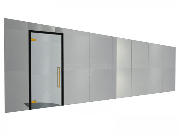 RE-Q 23 Construction Limited (York, North Yorkshire): Bronzed Glass Partitions With Black Tracks For Garage and Home Gym