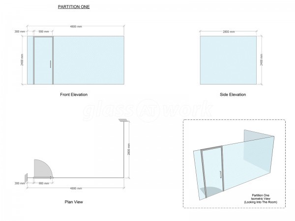 Rate Validation Services (The City, London): Glass Corner Room With Acoustic Glazed Partitioning