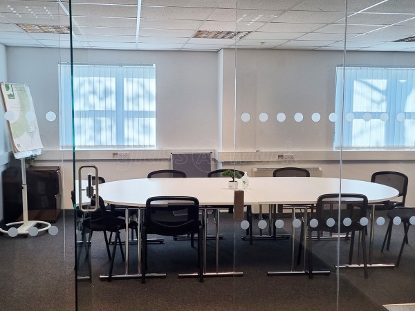 Rainbow Care Solutions (Wavertree, Merseyside): Glass Office Screens With Glazed Doors